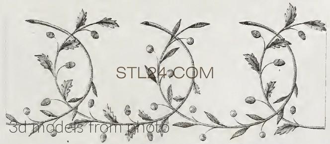 Фризы (FRIESE_1290 -  | 3D model 3DSMAX / OBJ / STL) 3D модель для ЧПУ станка